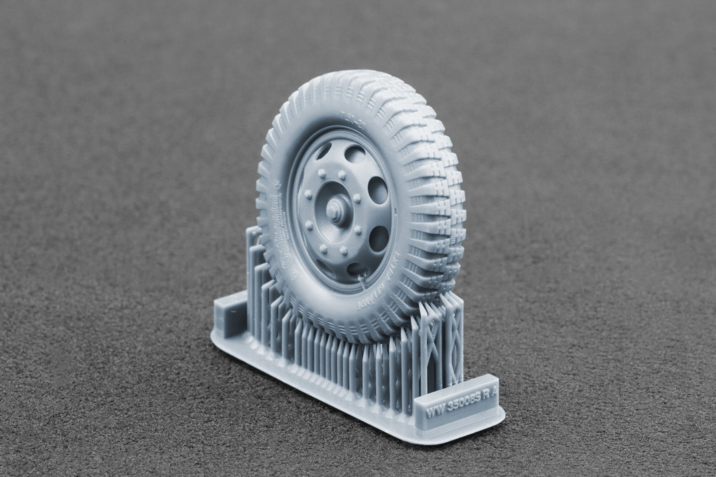 ScaleX Blitz Late Type Disc V1 Weighted Wheel Set For 1:35 Model Kits