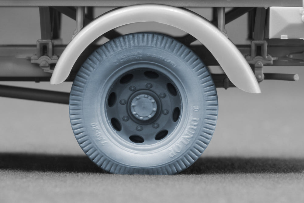 ScaleX Blitz Late Type Disc V2 Weighted Wheel Set For 1:35 Model Kits