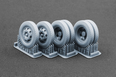 ScaleX Blitz Late Type Disc V2 Weighted Wheel Set For 1:35 Model Kits