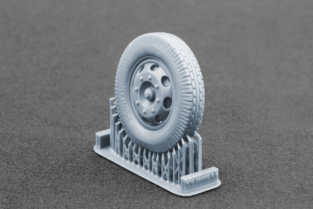 ScaleX Blitz Late Type Disc V2 Weighted Wheel Set For 1:35 Model Kits