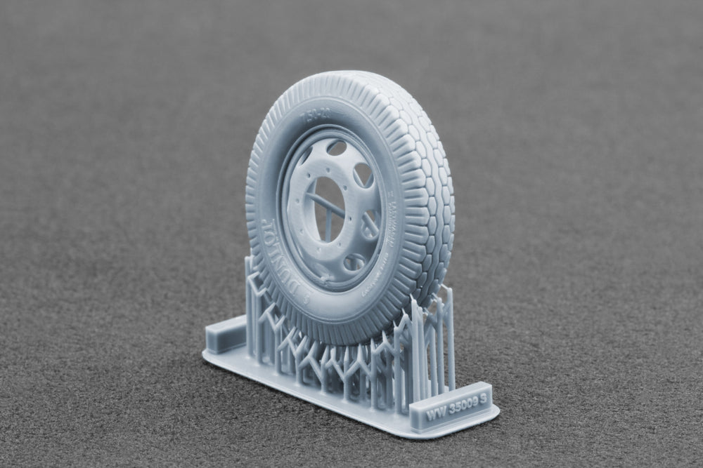 ScaleX Blitz Late Type Disc V2 Weighted Wheel Set For 1:35 Model Kits