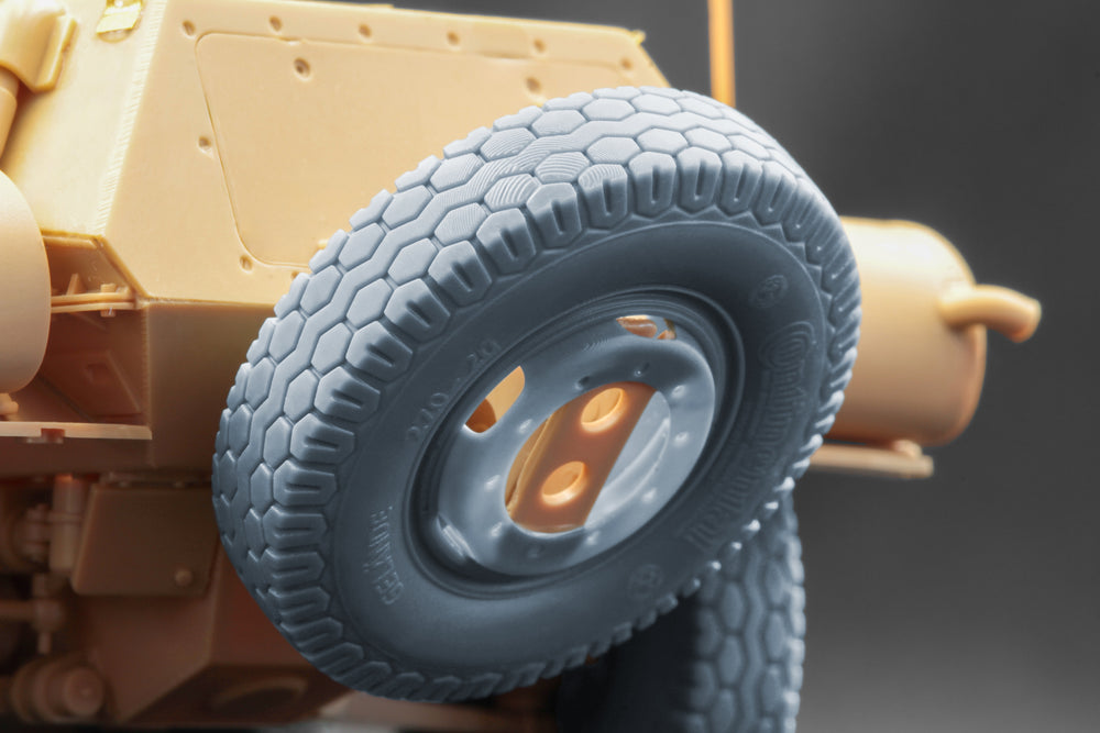 ScaleX Sd.Kfz. 234 Puma v1 Ordinary Wheel Set For 1:35 Model Kits