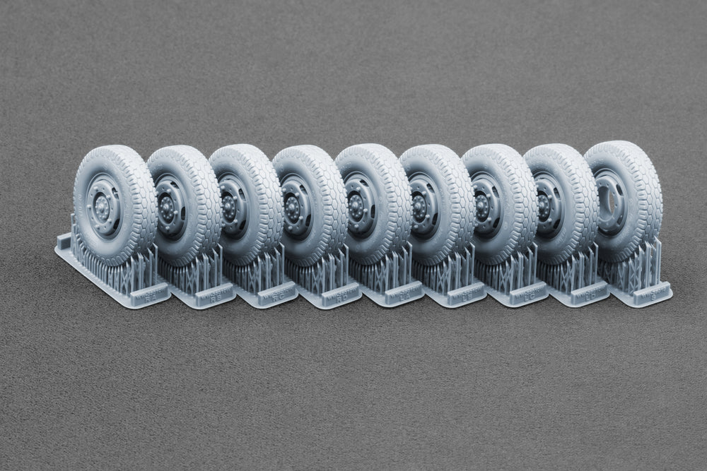 ScaleX Sd.Kfz. 234 Puma v1 Weighted Wheel Set For 1:35 Model Kits