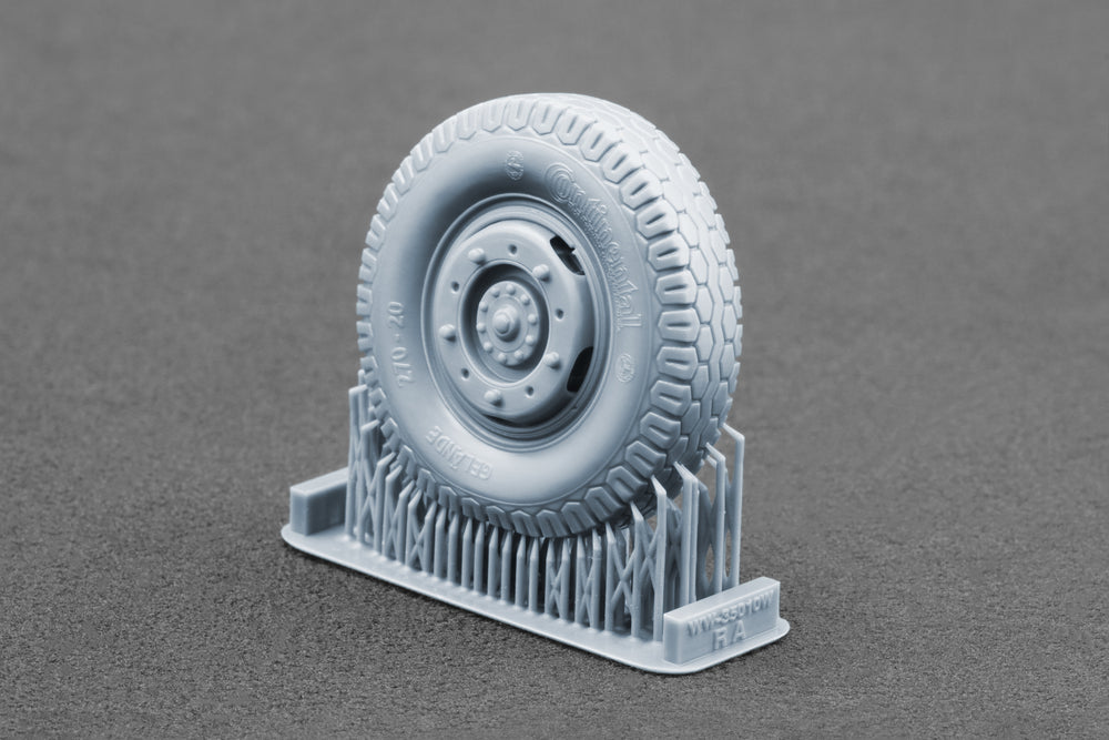 ScaleX Sd.Kfz. 234 Puma v1 Weighted Wheel Set For 1:35 Model Kits
