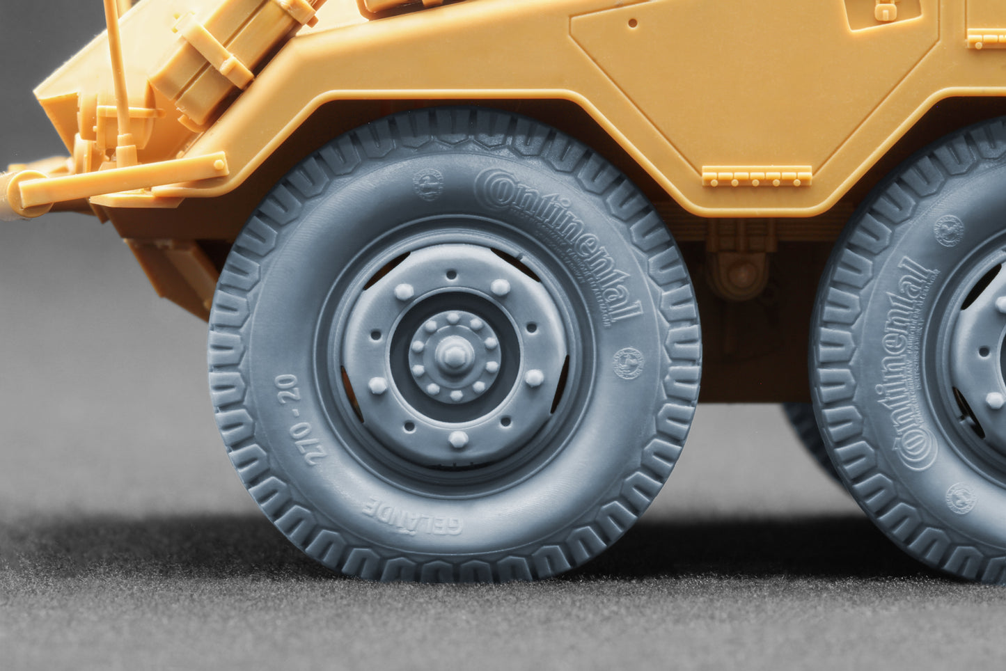 ScaleX Sd.Kfz. 234 Puma v1 Weighted Wheel Set For 1:35 Model Kits
