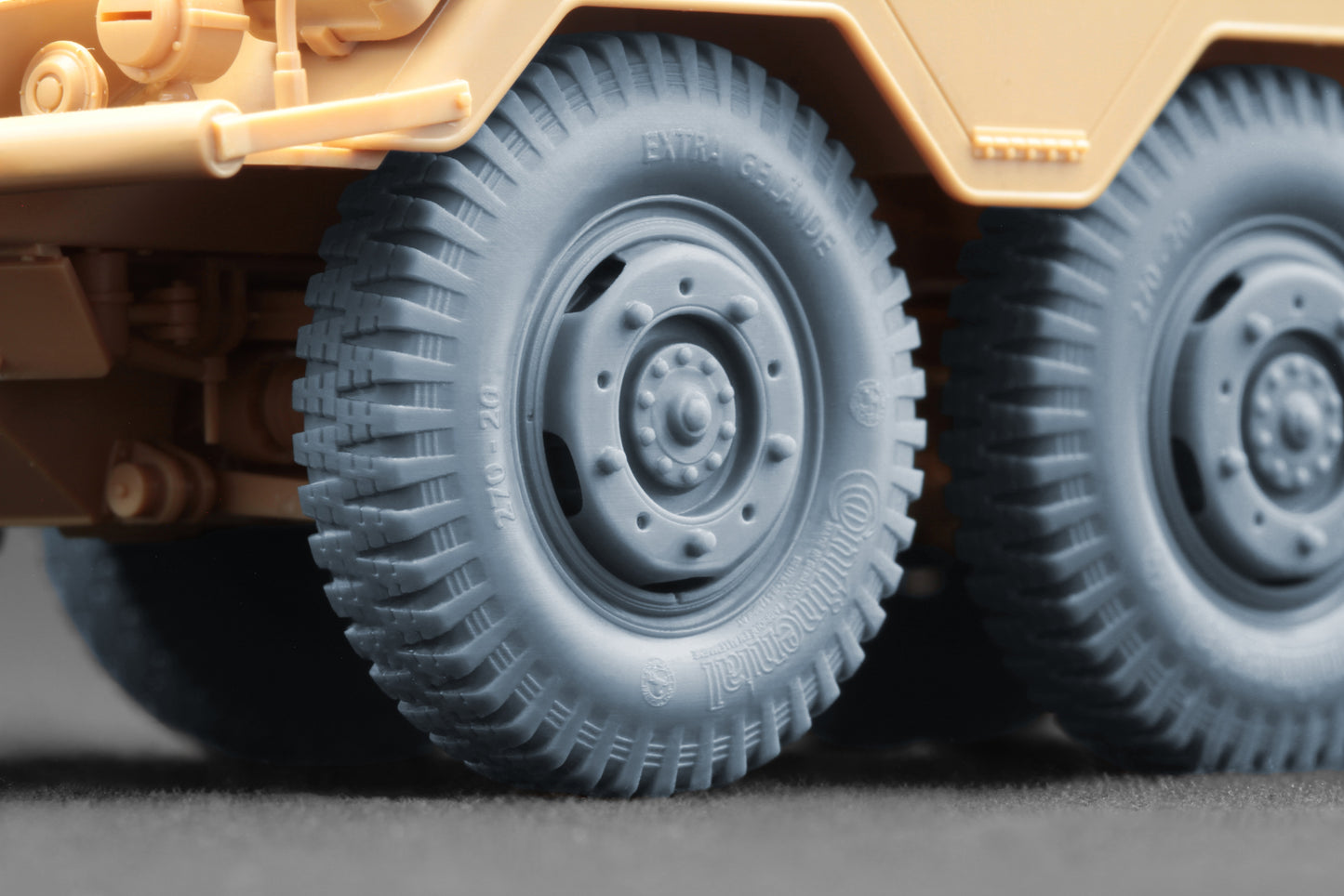 ScaleX Sd.Kfz. 234 Puma v2 Ordinary Wheel Set For 1:35 Model Kits