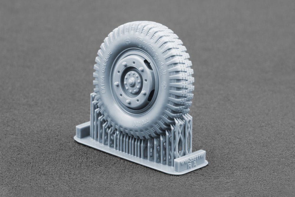 ScaleX Sd.Kfz. 234 Puma v2 Weighted Wheel Set For 1:35 Model Kits