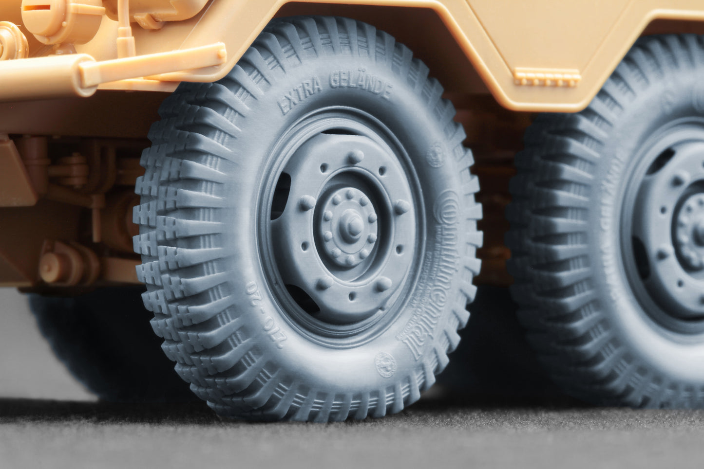 ScaleX Sd.Kfz. 234 Puma v2 Weighted Wheel Set For 1:35 Model Kits