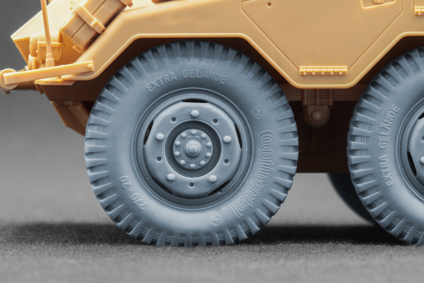 ScaleX Sd.Kfz. 234 Puma v2 Weighted Wheel Set For 1:35 Model Kits