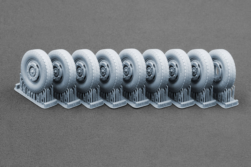 ScaleX Sd.Kfz. 234 Puma v3 Ordinary Wheel Set For 1:35 Model Kits