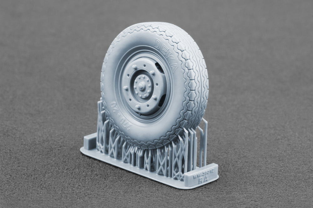 ScaleX Sd.Kfz. 234 Puma v3 Ordinary Wheel Set For 1:35 Model Kits