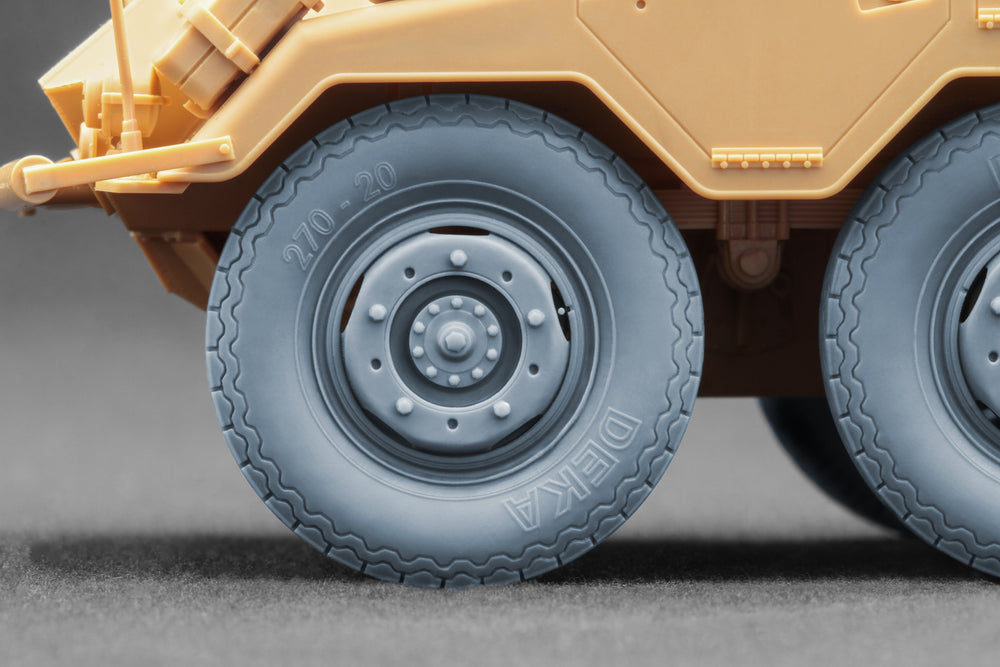ScaleX Sd.Kfz. 234 Puma v3 Ordinary Wheel Set For 1:35 Model Kits
