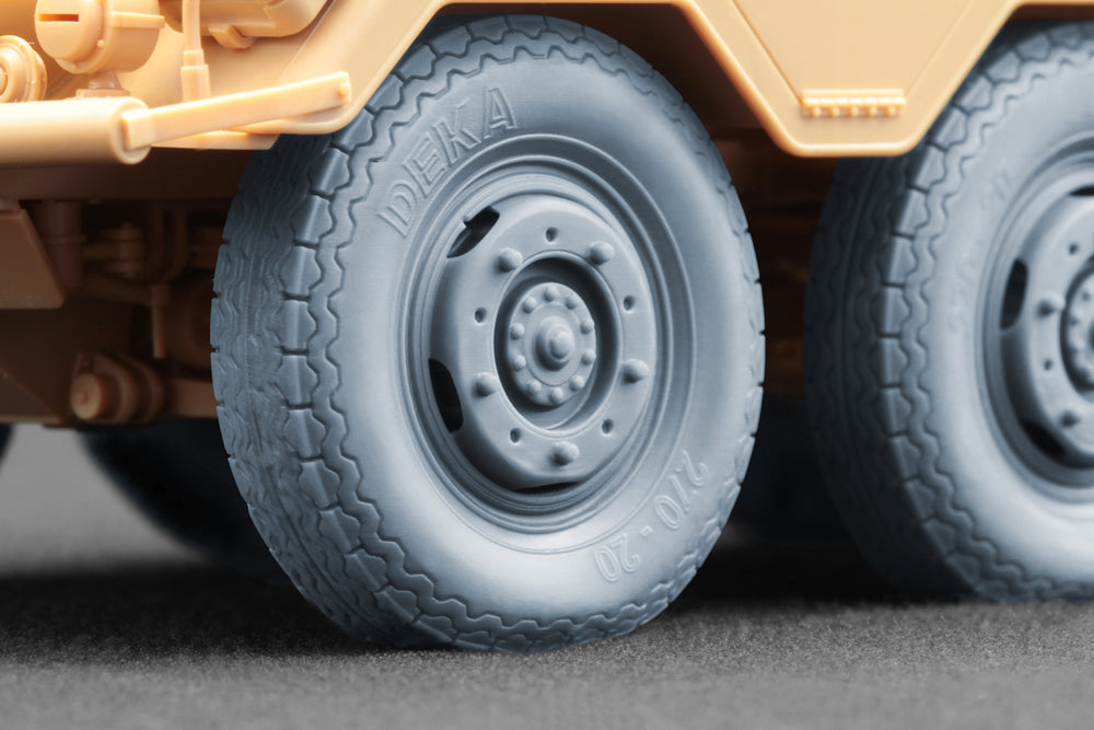 ScaleX Sd.Kfz. 234 Puma v3 Weighted Wheel Set For 1:35 Model Kits