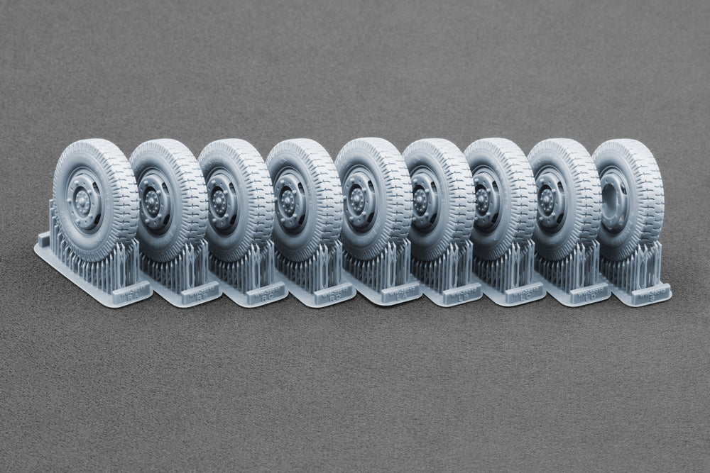 ScaleX Sd.Kfz. 234 Puma v4 Ordinary Wheel Set For 1:35 Model Kits