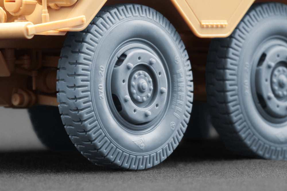 ScaleX Sd.Kfz. 234 Puma v4 Ordinary Wheel Set For 1:35 Model Kits