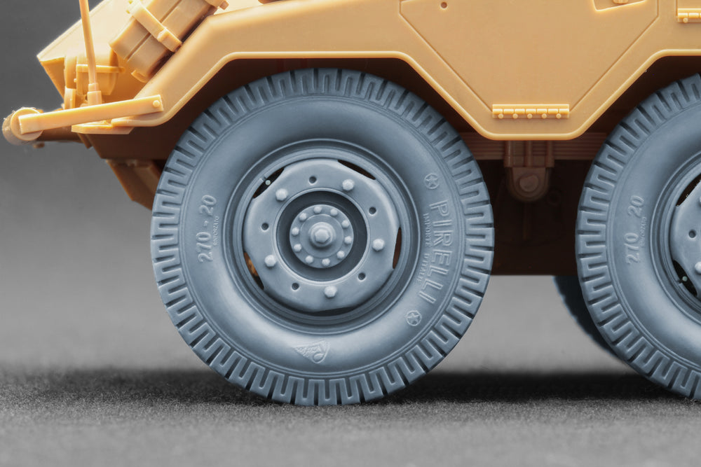 ScaleX Sd.Kfz. 234 Puma v4 Ordinary Wheel Set For 1:35 Model Kits