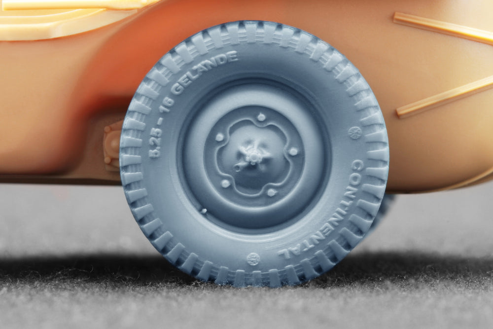 ScaleX Schwimmwagen Gelände v1 5.25-16 Ordinary WheelSet 1:35 Model Kit WW-35014