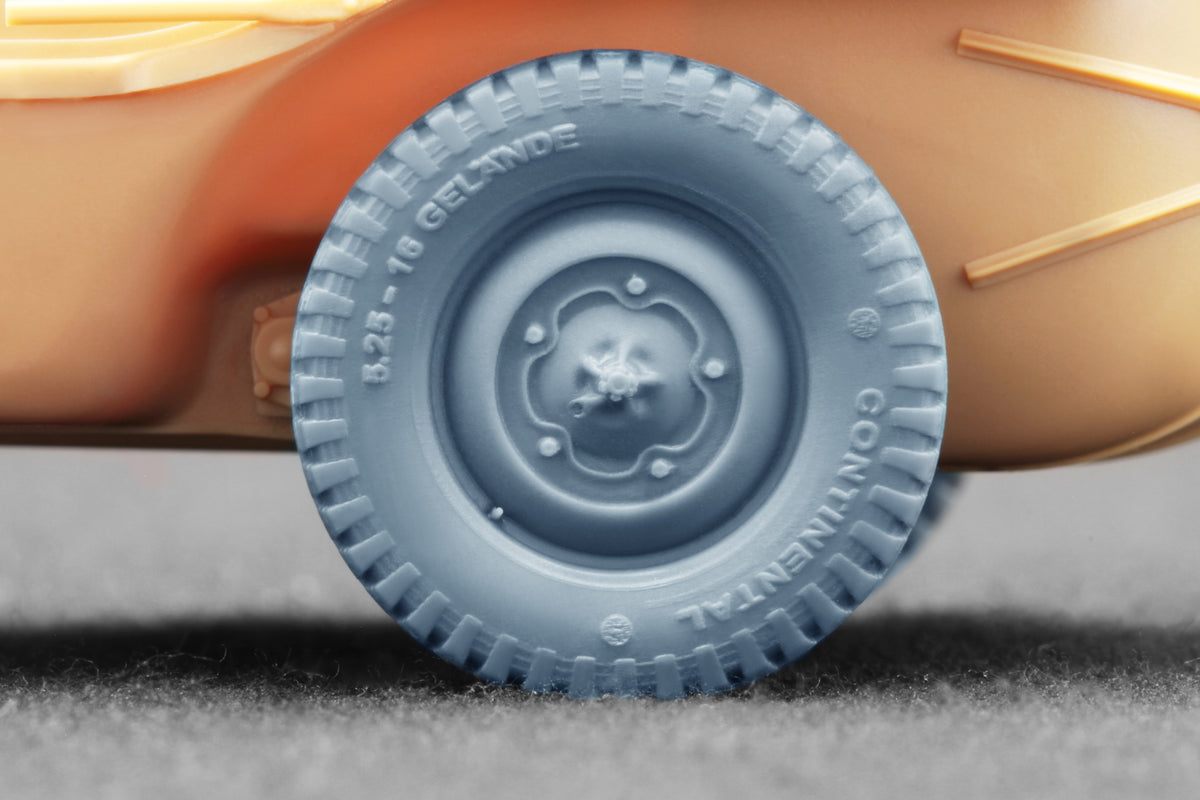 ScaleX Schwimmwagen Gelände v1 5.25-16 Ordinary WheelSet 1:35 Model Kit WW-35014