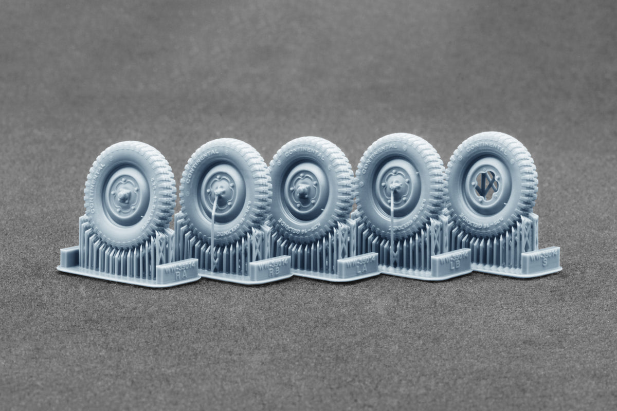 ScaleX Schwimmwagen Gelände v1 5.25-16 Ordinary WheelSet 1:35 Model Kit WW-35014