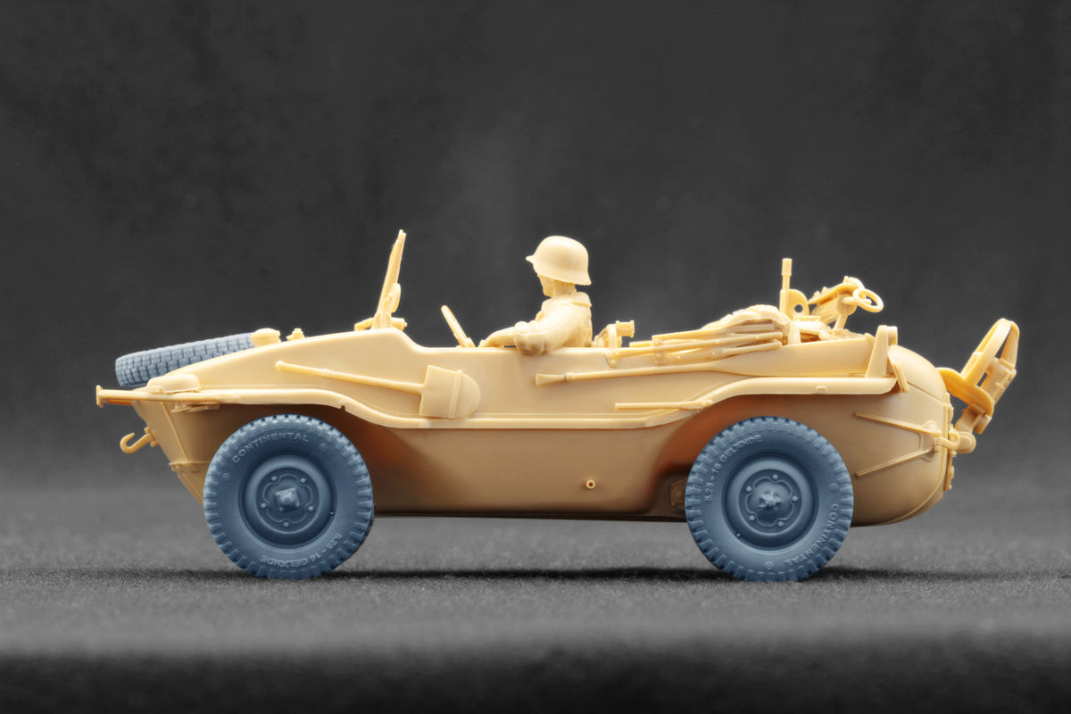 ScaleX Schwimmwagen Gelände v1 5.25-16 Ordinary WheelSet 1:35 Model Kit WW-35014