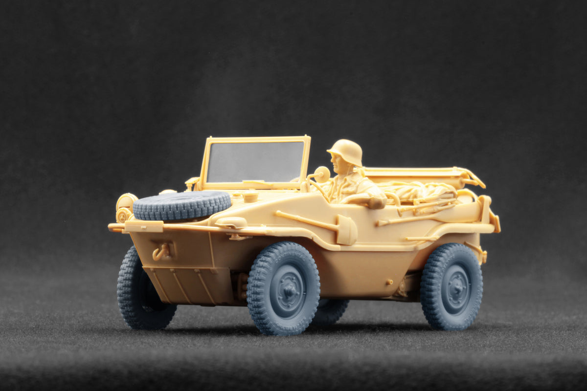 ScaleX Schwimmwagen Gelände v1 5.25-16 Weighted WheelSet 1:35 ModelKit WW-35014W