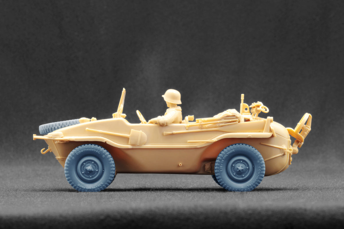 ScaleX Schwimmwagen Gelände v1 5.25-16 Weighted WheelSet 1:35 ModelKit WW-35014W