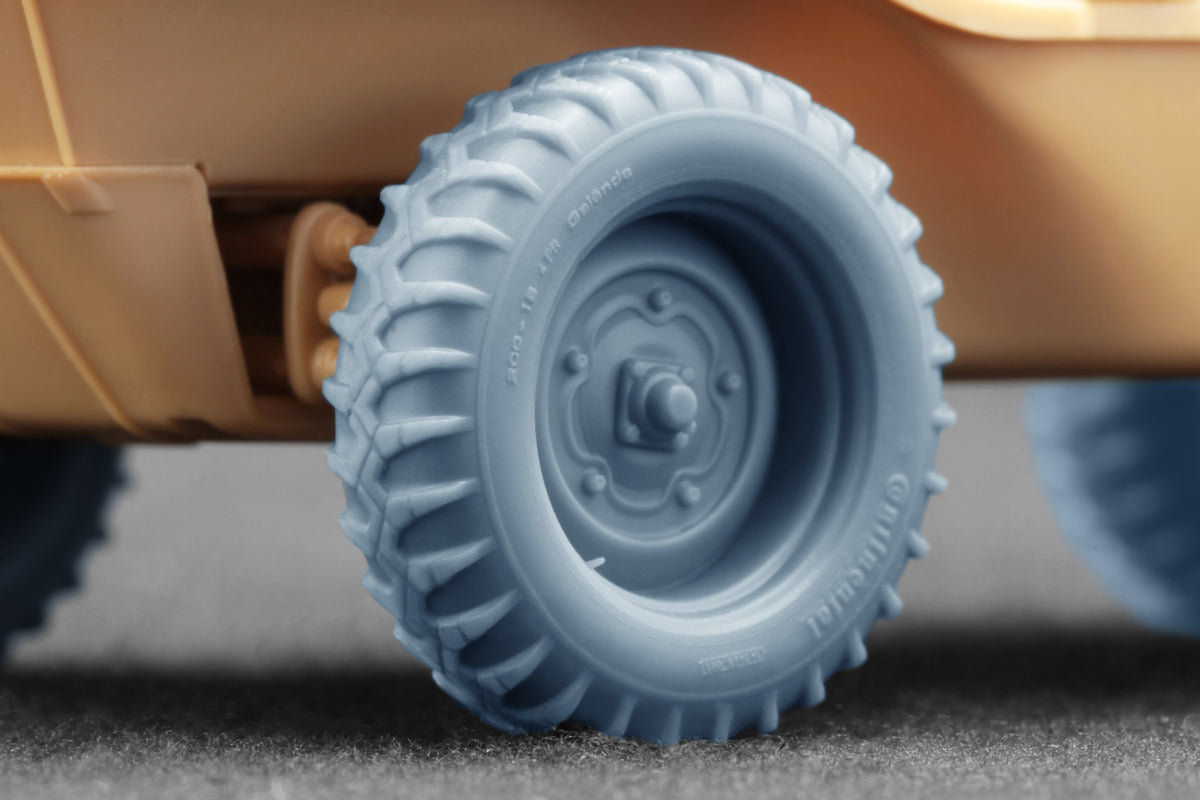 ScaleX Schwimmwagen Gelände v2 200-16 Ordinary Wheel Set 1:35 Model Kit WW-35015