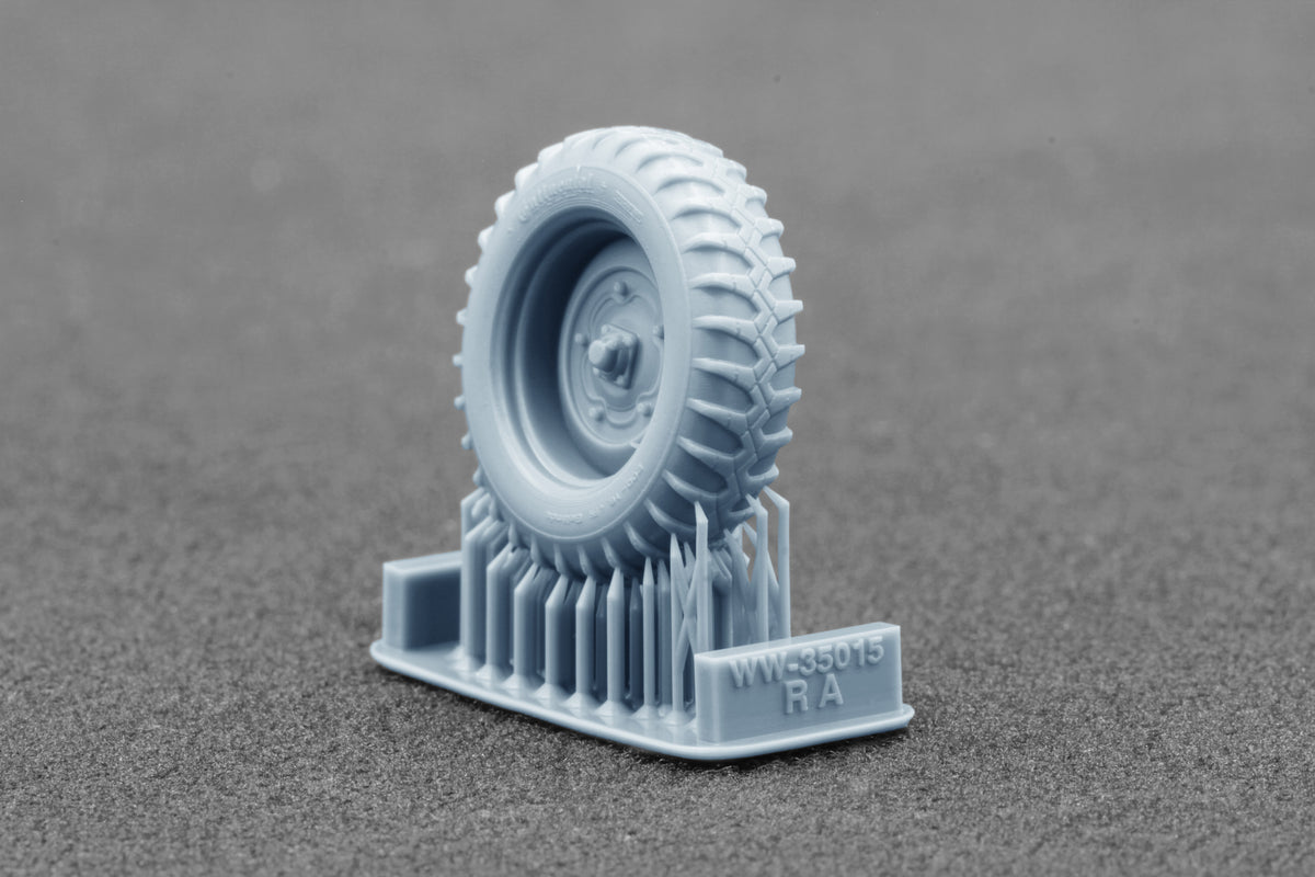 ScaleX Schwimmwagen Gelände v2 200-16 Ordinary Wheel Set 1:35 Model Kit WW-35015