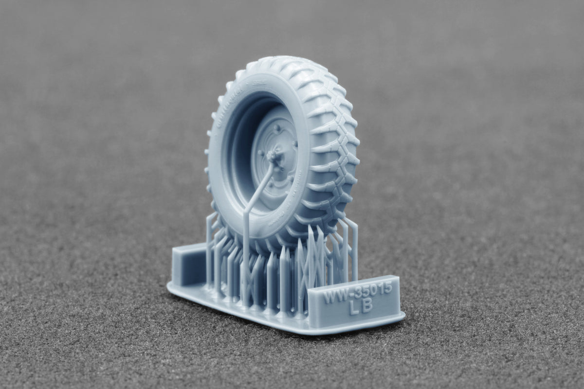 ScaleX Schwimmwagen Gelände v2 200-16 Ordinary Wheel Set 1:35 Model Kit WW-35015