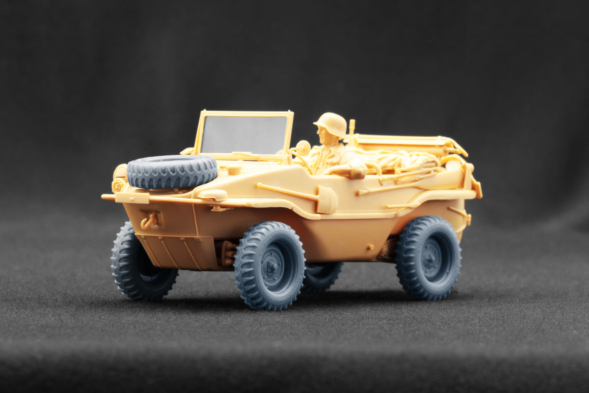 ScaleX Schwimmwagen Gelände v2 200-16 Ordinary Wheel Set 1:35 Model Kit WW-35015