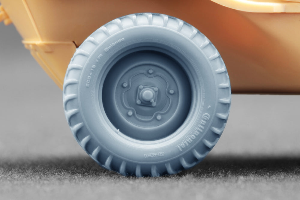 ScaleX Schwimmwagen Gelände v2 200-16 Ordinary Wheel Set 1:35 Model Kit WW-35015