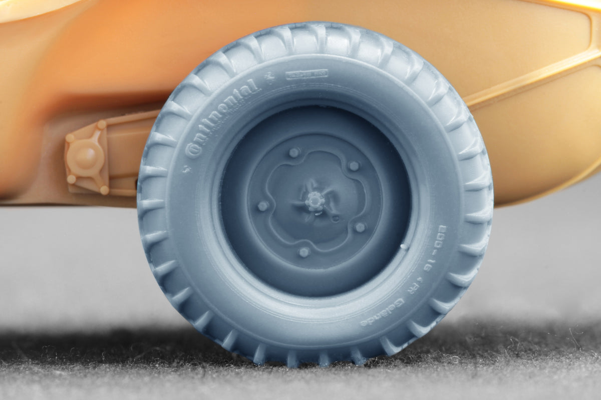 ScaleX Schwimmwagen Gelände v2 200-16 Weighted WheelSet 1:35 Model Kit WW-35015W