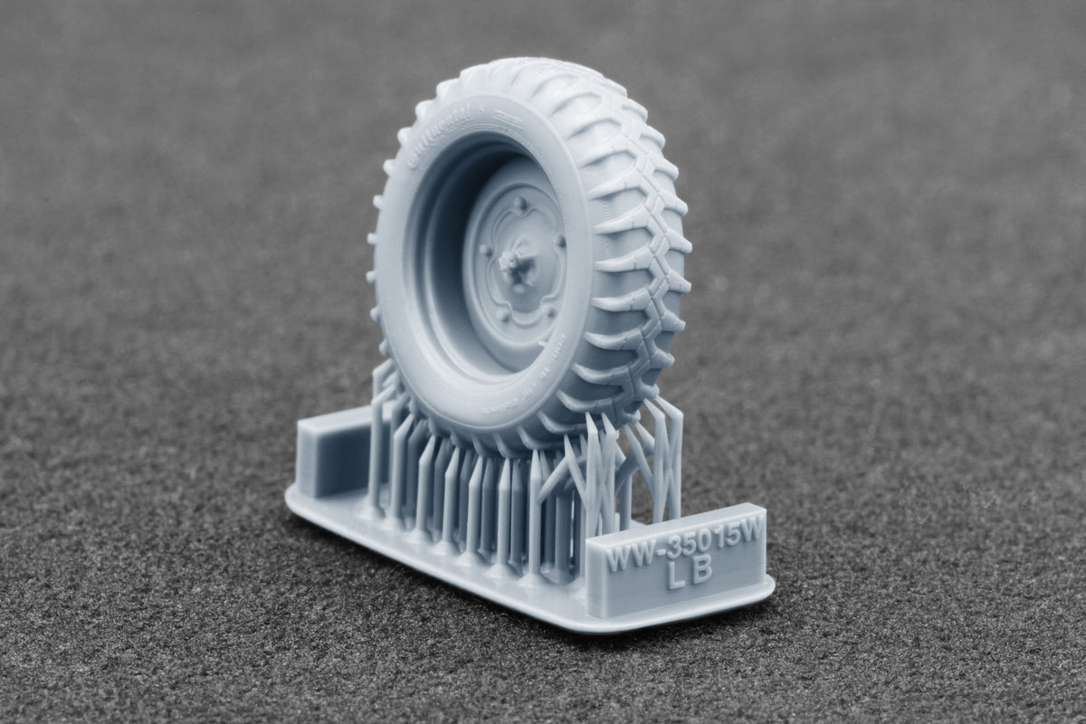 ScaleX Schwimmwagen Gelände v2 200-16 Weighted WheelSet 1:35 Model Kit WW-35015W