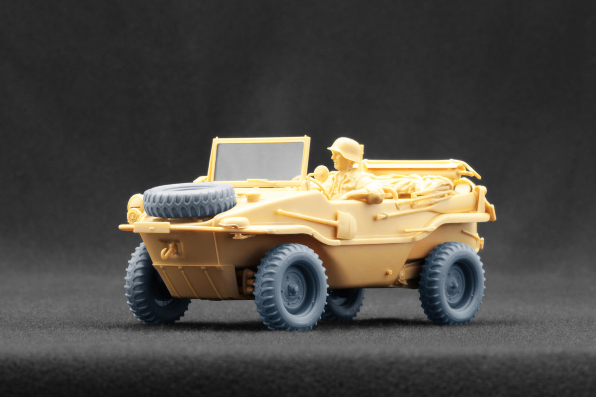 ScaleX Schwimmwagen Gelände v2 200-16 Weighted WheelSet 1:35 Model Kit WW-35015W