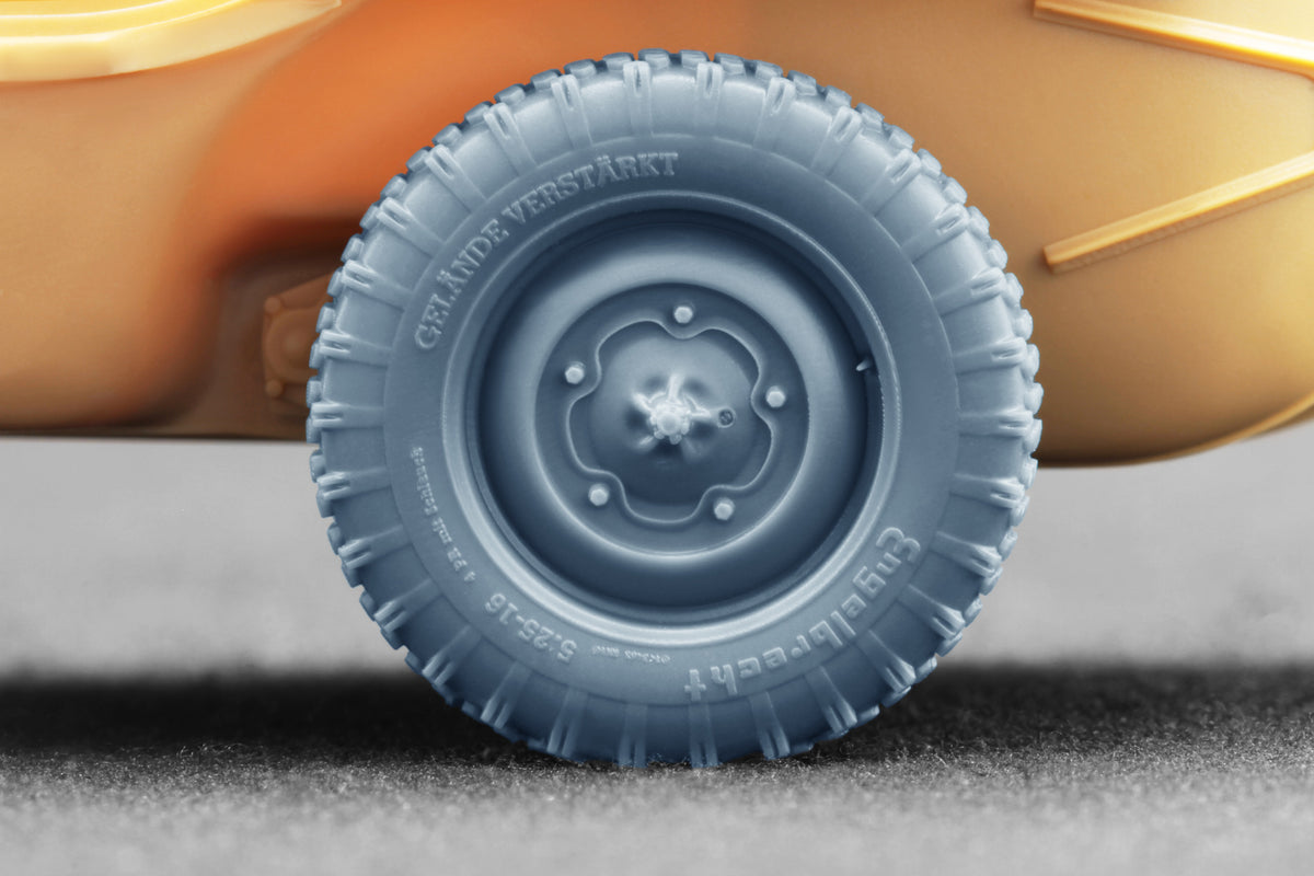 ScaleX Schwimmwagen Englebert Ordinary Wheel Set 1:35 Model Kits WW-35016