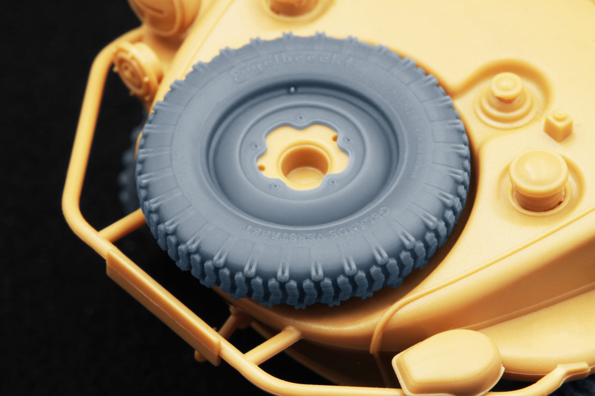 ScaleX Schwimmwagen Englebert Ordinary Wheel Set 1:35 Model Kits WW-35016