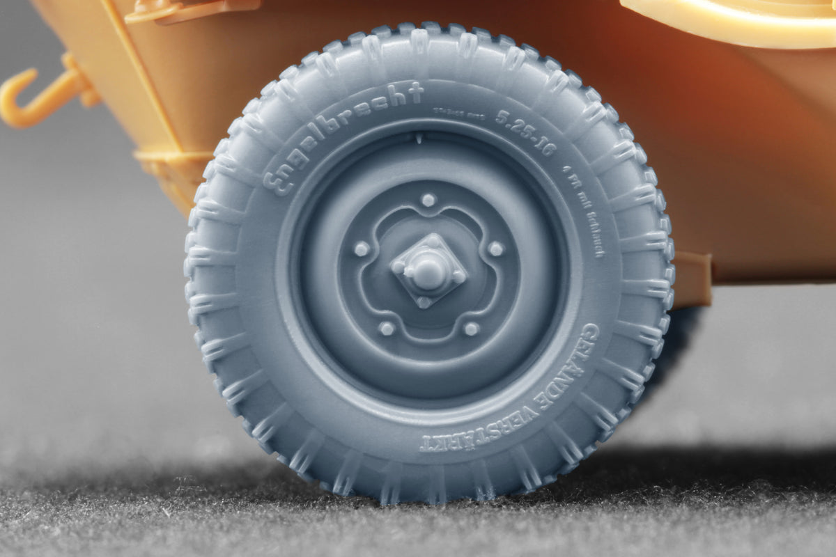 ScaleX Schwimmwagen Englebert Ordinary Wheel Set 1:35 Model Kits WW-35016