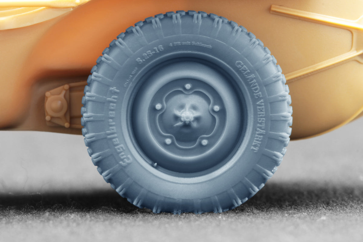 ScaleX Schwimmwagen Englebert Weighted Wheel Set 1:35 Model Kits WW-35016W