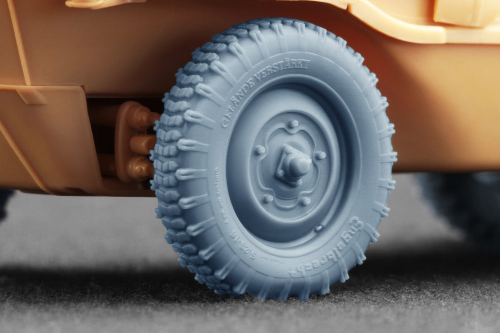 ScaleX Schwimmwagen Englebert Weighted Wheel Set 1:35 Model Kits WW-35016W