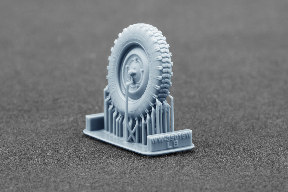 ScaleX Schwimmwagen Englebert Weighted Wheel Set 1:35 Model Kits WW-35016W
