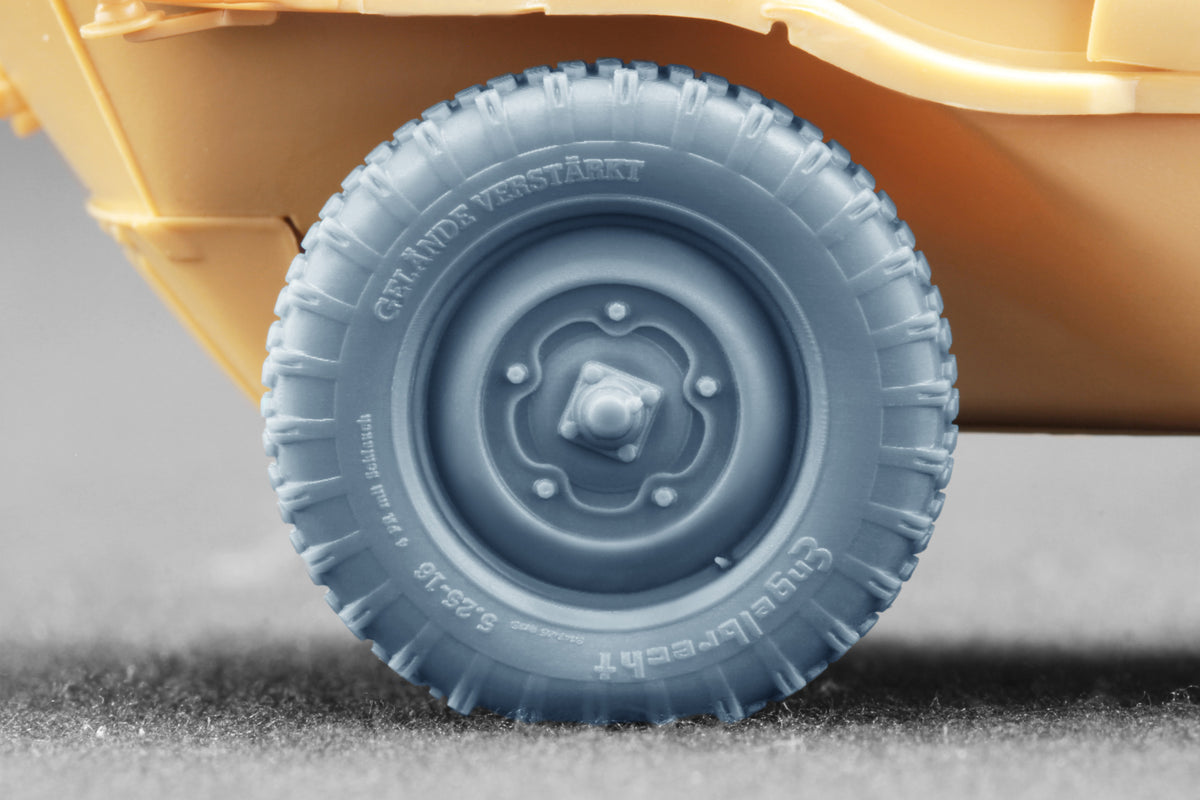 ScaleX Schwimmwagen Englebert Weighted Wheel Set 1:35 Model Kits WW-35016W