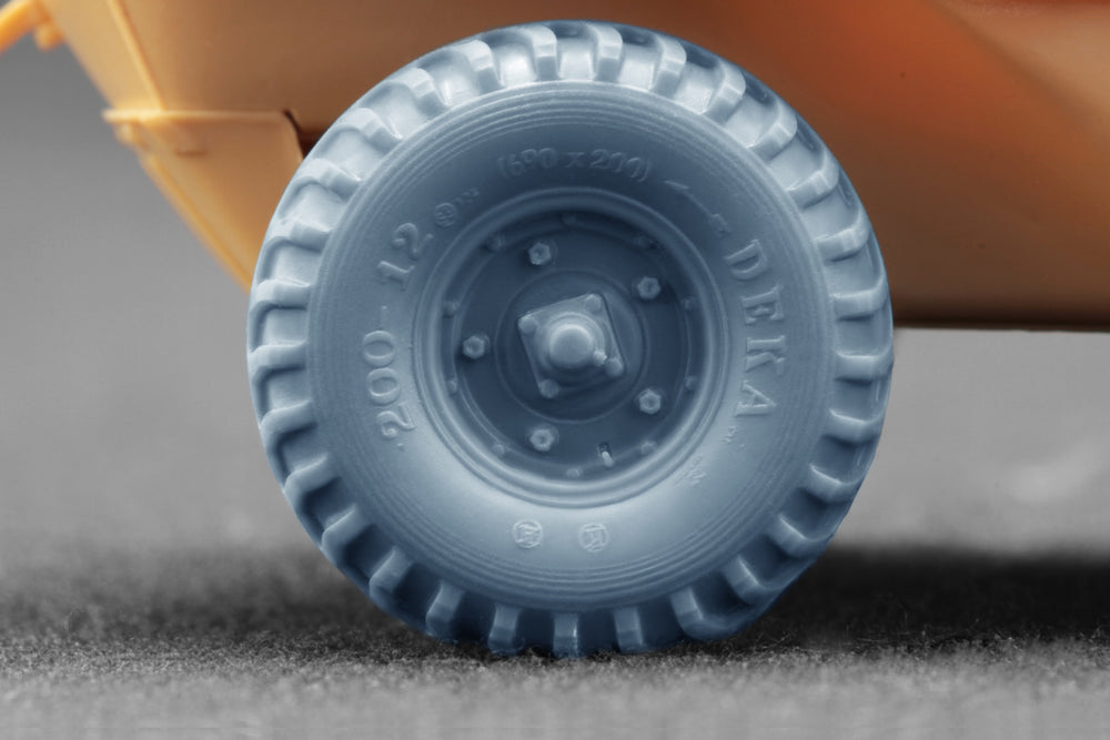 ScaleX Schwimmwagen Deka Ordinary Wheel Set 1:35 Model Kits WW-35017