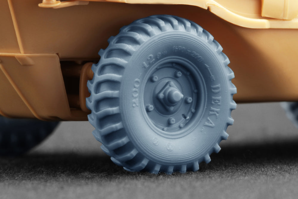 ScaleX Schwimmwagen Deka Weighted Wheel Set 1:35 Model Kits WW-35017W