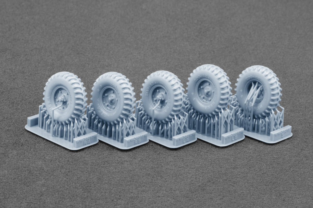 ScaleX Schwimmwagen Deka Weighted Wheel Set 1:35 Model Kits WW-35017W