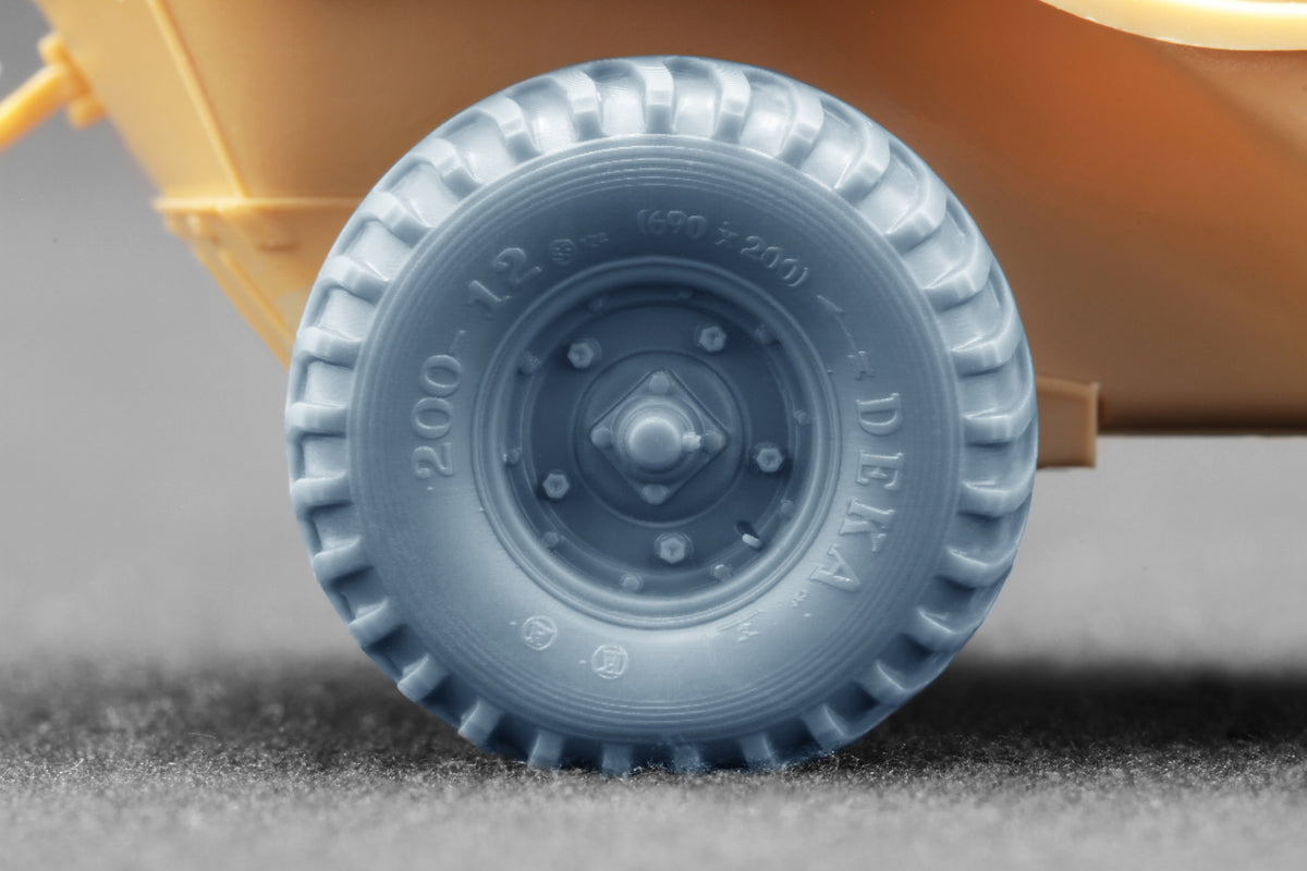 ScaleX Schwimmwagen Deka Weighted Wheel Set 1:35 Model Kits WW-35017W