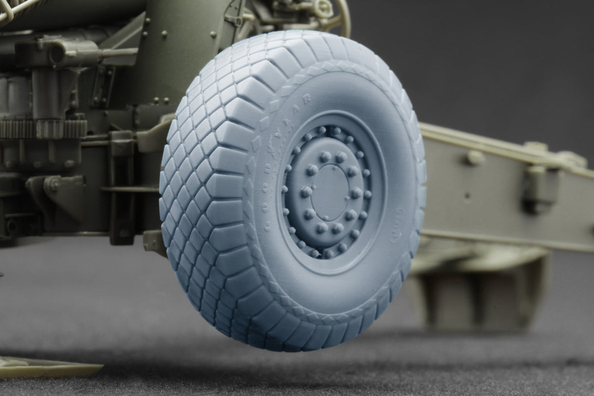 ScaleX M1/M114 Early WW2 Ordinary & Weighted Wheel Set 1:35 Model Kit WW-35018C