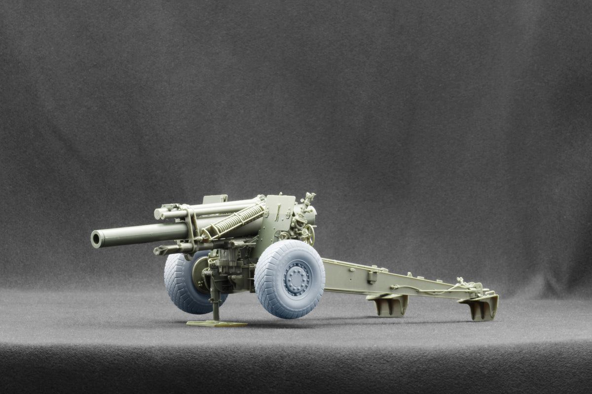 ScaleX M1/M114 Early WW2 Ordinary & Weighted Wheel Set 1:35 Model Kit WW-35018C