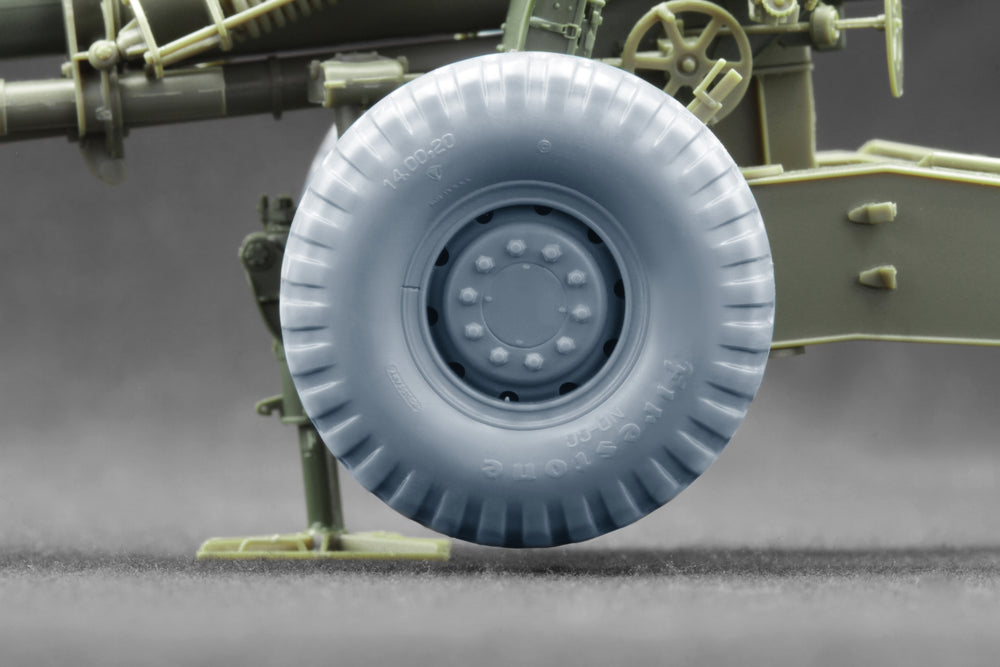 ScaleX M1/M114 Late Cold War Ordinary& Weighted WheelSet 1:35 ModelKit WW-35019C