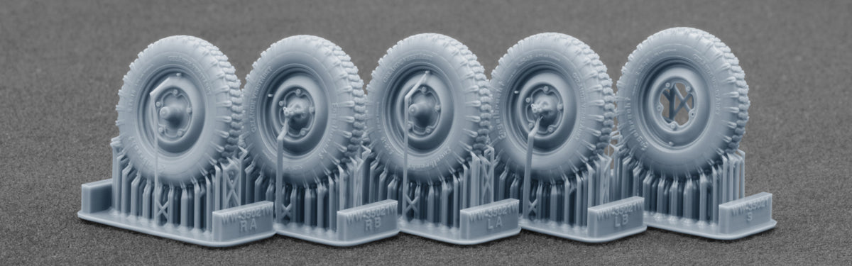 ScaleX Kubelwagen type 82 Englebert Weighted Wheel Set 1:35 Model Kits WW-35021W