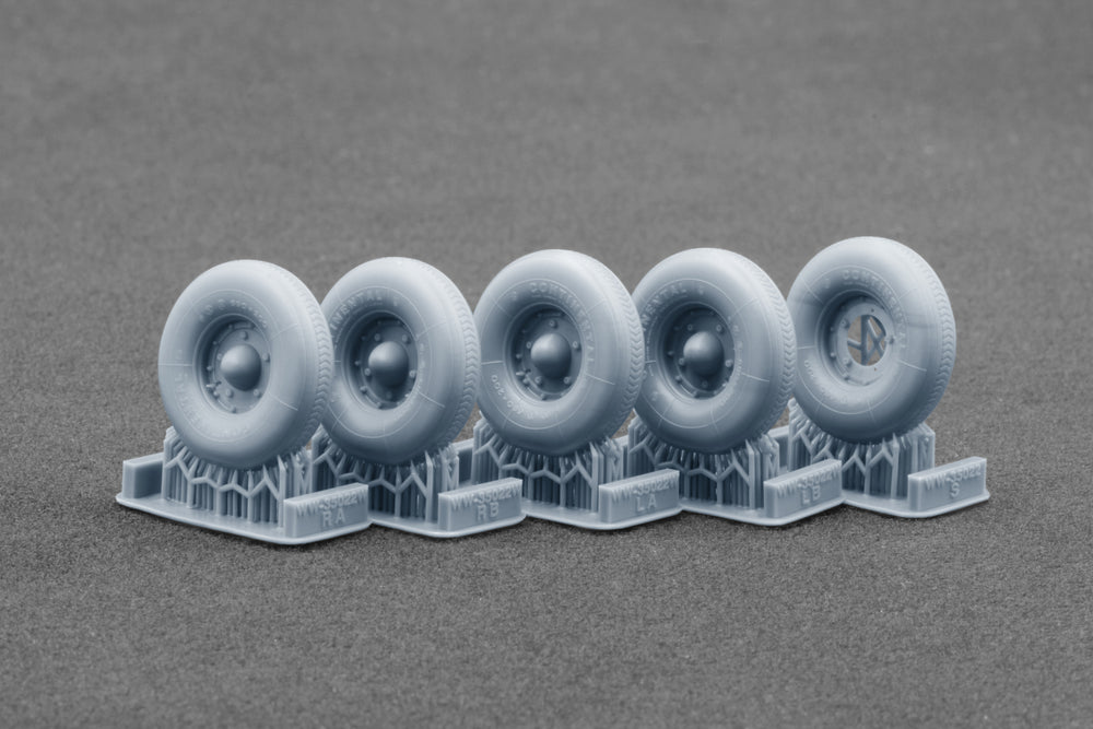 ScaleX Kubelwagen type 82 Balon 1 Weighted Wheel Set 1:35 Model Kits WW-35022W